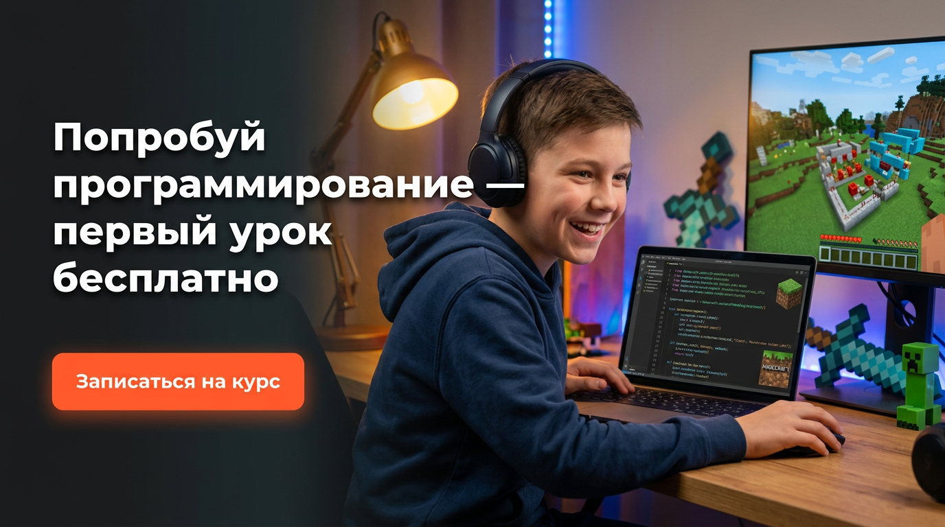 Попробуй программирование — первый урок бесплатно