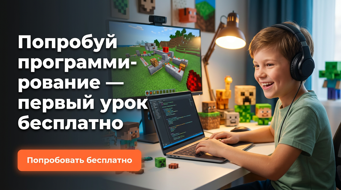 Попробуй программирование — первый урок бесплатно