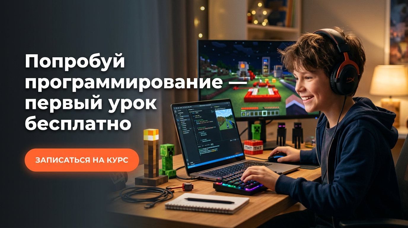 Попробуй программирование — первый урок бесплатно